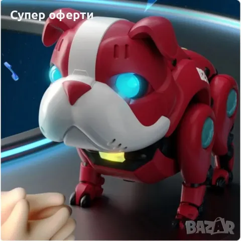 Куче робот, ABS,Функция звук и светлина, снимка 6 - Електрически играчки - 48682511