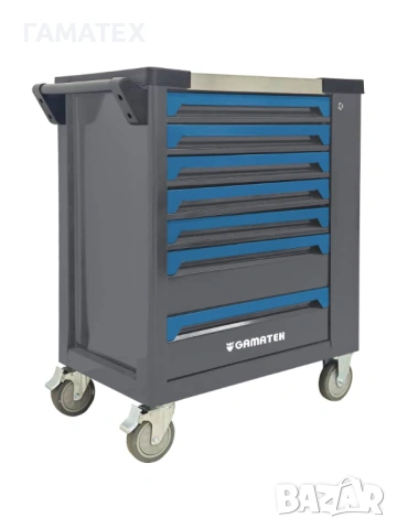 Шкаф (количка) оборудвана с 258 бр. инструменти, снимка 5 - Други машини и части - 53633398