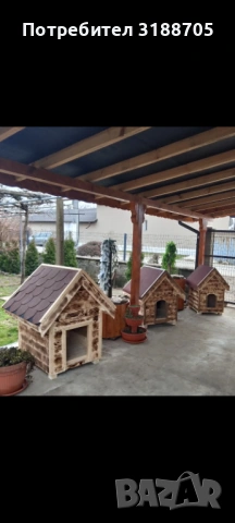 Дървени къщички за кучета , снимка 2 - За кучета - 53730508