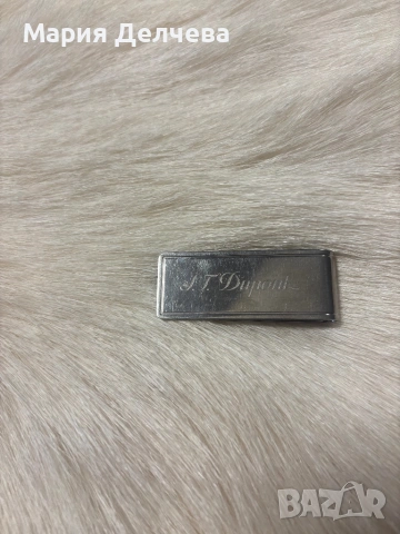 Щипка за пари S.T. Dupont с паладиево покритие, снимка 6 - Портфейли, портмонета - 53391336