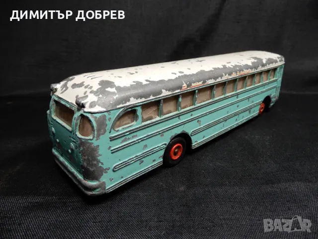 СТАРА РЕТРО МЕТАЛНА КОЛИЧКА АВТОБУС DINKY SUPERTOYS ENGLAND, снимка 4 - Колекции - 50208760