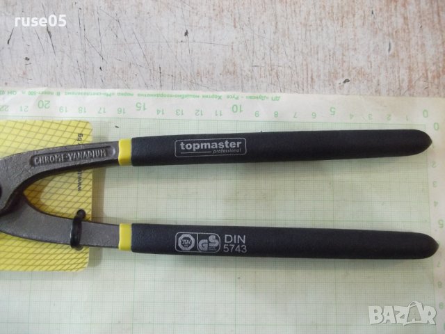 Клещи "topmaster - 250 мм" арматурни нови, снимка 6 - Клещи - 39932318