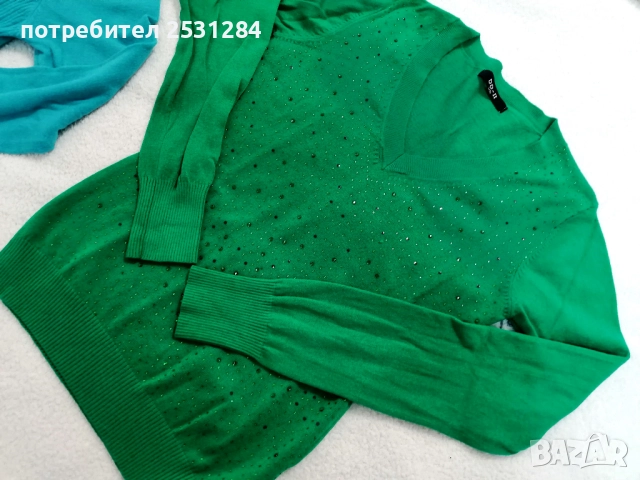 Дамска блуза, плетиво, пуловер размер М-Л , снимка 8 - Блузи с дълъг ръкав и пуловери - 52612321