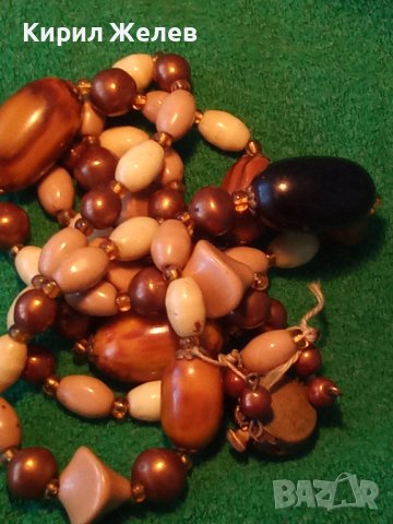 МНОГО СТАРА ОГЪРЛИЦА с ФАТУРАН - КЕХЛИБАР БАКЕЛИТ и МЪНИСТА МАЙСТОРСКА ИЗРАБОТКА РЕТРО КОЛИЕ 27960, снимка 17 - Антикварни и старинни предмети - 37094922