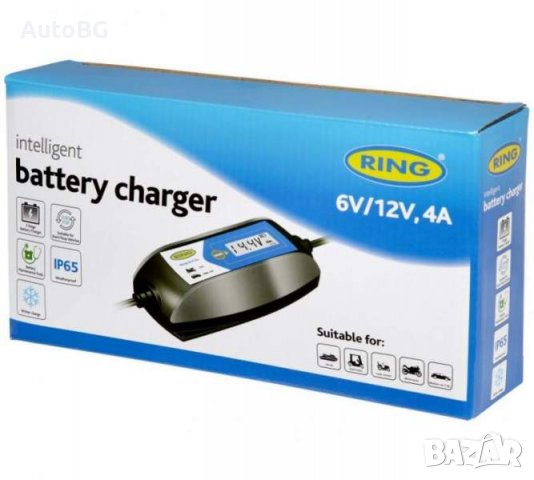 Дигитално зарядно устройство RING RESC404 / Smart Charger 6/12V 4A, снимка 5 - Аксесоари и консумативи - 39609212