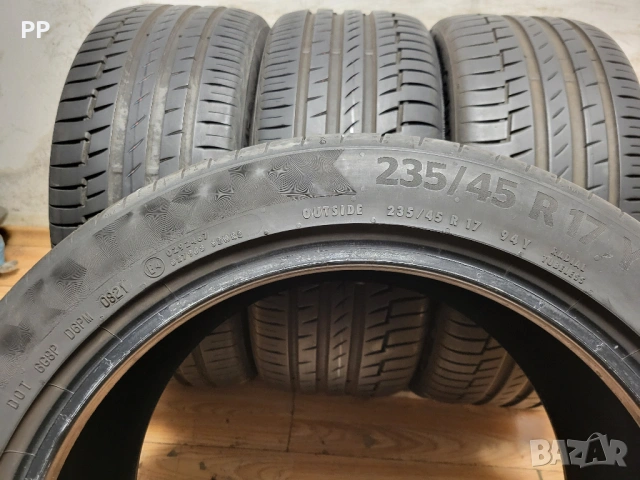 235/45/17 Continental / летни гуми, снимка 8 - Гуми и джанти - 53649333