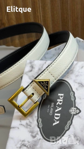 колани от естествена кожа в кутия prada, снимка 4 - Колани - 53010997