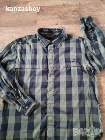 Seeland Highseat shirt in Hunter green - мъжка ловна риза КАТО НОВА 2ХЛ , снимка 5 - Ризи - 51272843