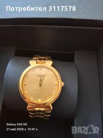 Citizen Gold Дамски отличен промо, снимка 4 - Други - 50373941