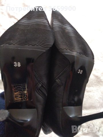 Дамски елегантни ботуши,естествена кожа, размер 38, снимка 4 - Дамски ботуши - 40563838