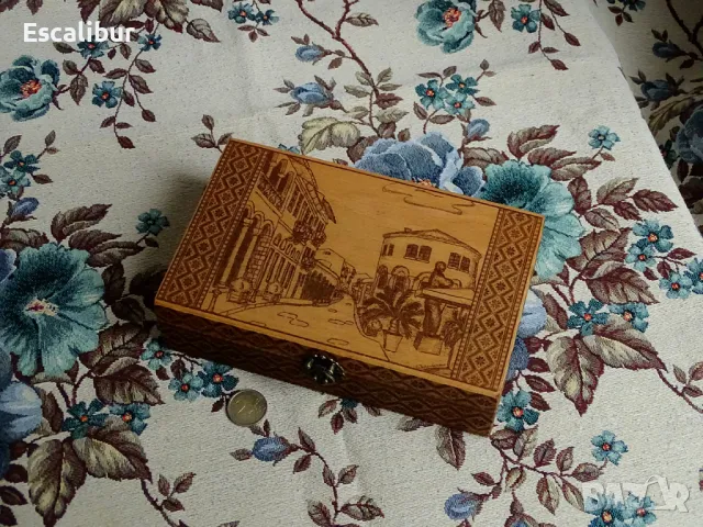 Пирографирани кутии, снимка 9 - Декорация за дома - 48851040