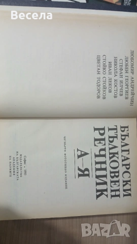 Български тълковен речник, снимка 2 - Чуждоезиково обучение, речници - 53423132