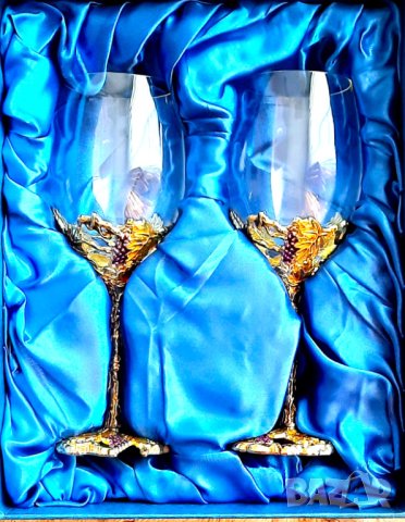 Комплект чаши за вино - NEW, снимка 10 - Подаръци за юбилей - 41908308
