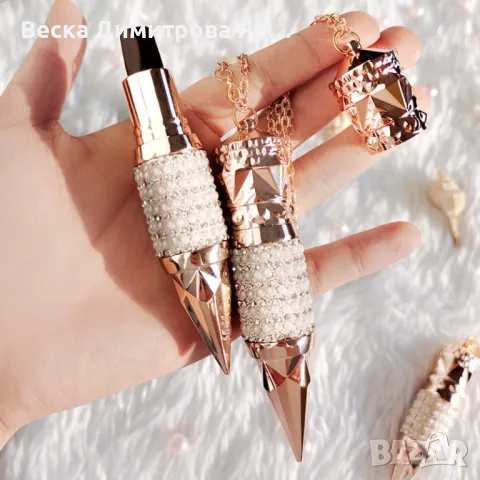 Трицветно водоустойчиво матово червило хидратант, снимка 6 - Козметика за лице - 47733940