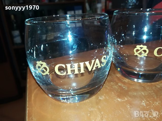 CHIVAS REGAL-2БР ЧАШИ ЗА УИСКИ 0812221936, снимка 2 - Колекции - 38947626