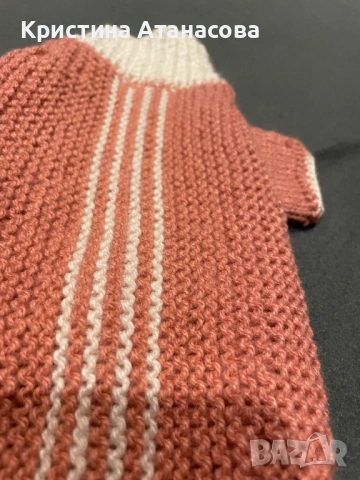 Дрешка за куче ръчно плетена, снимка 5 - За кучета - 53057061