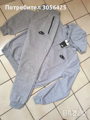 Сив  спортен екип от памук , снимка 7 - Спортни дрехи, екипи - 38266759