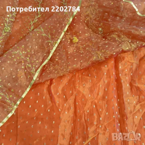 Индийска пола с шал, снимка 6 - Поли - 48651541