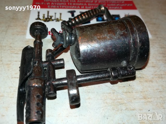 бензинова лампа-горелка миниатюра острилка 2302221626, снимка 4 - Антикварни и старинни предмети - 35892517