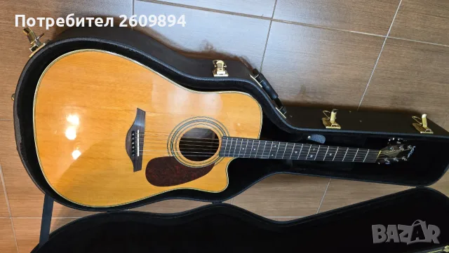 Vintage VEC 1100N all solid акустична китара , снимка 12 - Китари - 55836661
