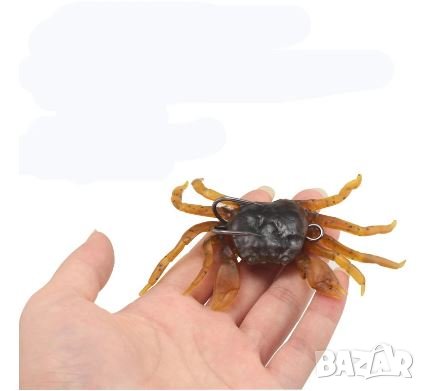 Силиконов рак 3D с кука двоика нула номер, снимка 1