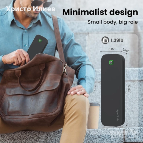 Преносим принтер A4 с термохартия Bluetooth термопринтер, снимка 4 - Принтери, копири, скенери - 52552009