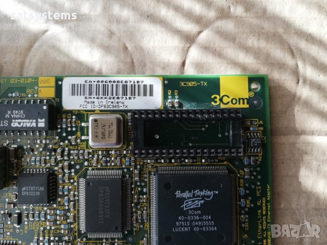 3COM 3C905-TX 10/100Base-TX Network Controller Card PCI, снимка 6 - Мрежови адаптери - 35679266