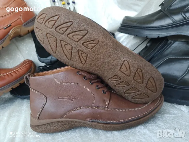 Боти, мъжки боти НОВИ, 💯% ВИСОКОКАЧЕСТВЕНА ЕСТЕСТВЕНА КОЖА , снимка 8 - Мъжки боти - 47426013