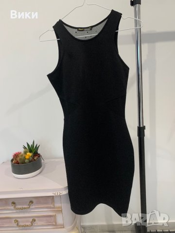 Елегантна черна рокля , снимка 6 - Рокли - 44358013