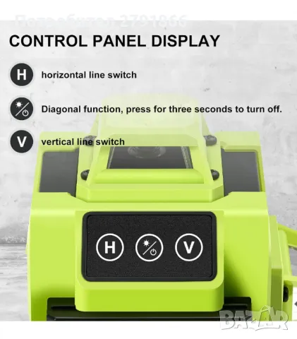 STANEW 4 x 360° лазерен нивелир, самонивелиращ се зелен лазерен нивелир 4D 16 линия зелена лазерна , снимка 4 - Измервателни инструменти - 47661002