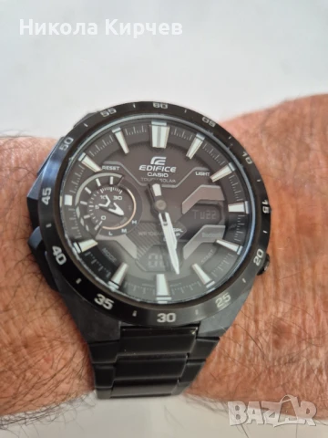 ЧИСТО НОВ ЧАСОВНИК CASIO EDIFICE SOLAR BLUETOOTH ECB-2200DC-1AEF, снимка 3 - Мъжки - 51109824