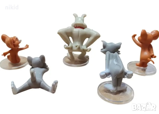 Том и Джери Спайк пластмасови фигурки играчки за игра и украса на торта пластмасова фигурка, снимка 8 - Фигурки - 31050742