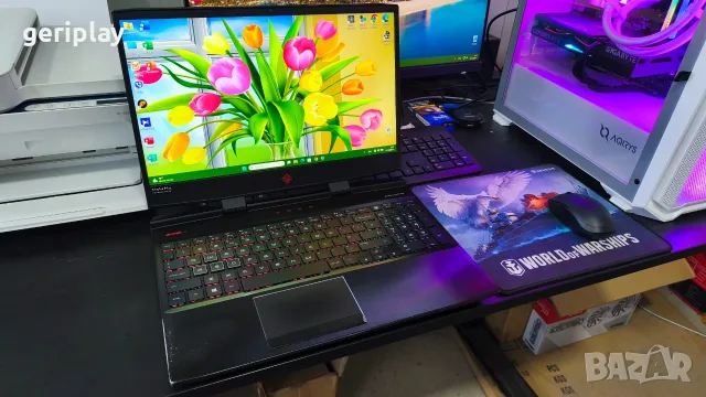 Геймърски 15.6” IPS 144Hz Лаптоп HP Omen с Intel i7 / RTX 2060 / 24Gb RAM / SSD 1Tb, снимка 5 - Лаптопи за игри - 56200858