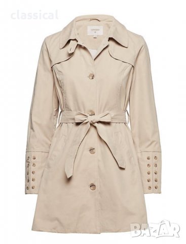 Нов тренч / манто Cream, снимка 6 - Палта, манта - 39000134