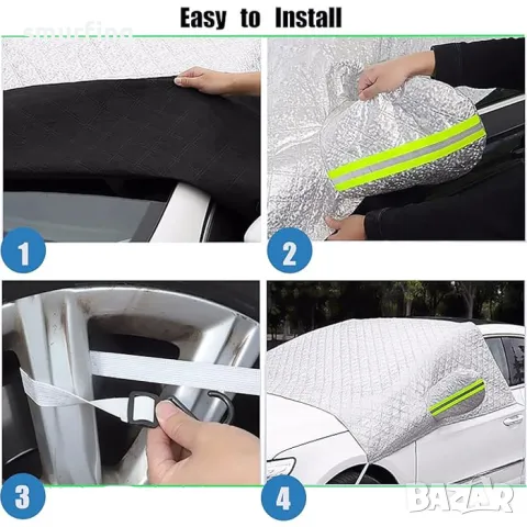 Сенник Термо за Предно Стъкло 145х230СМ, снимка 2 - Аксесоари и консумативи - 48451357