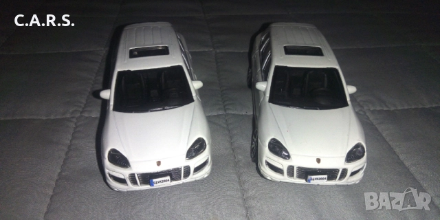 Bburago Porsche Cayenne White - Мащаб 1:43, снимка 5 - Колекции - 52898425