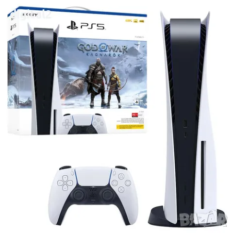Sony Playstation 5 Disk Edition Ragnarok Edition, 2 джойстика , нова, снимка 2 - PlayStation конзоли - 47746155