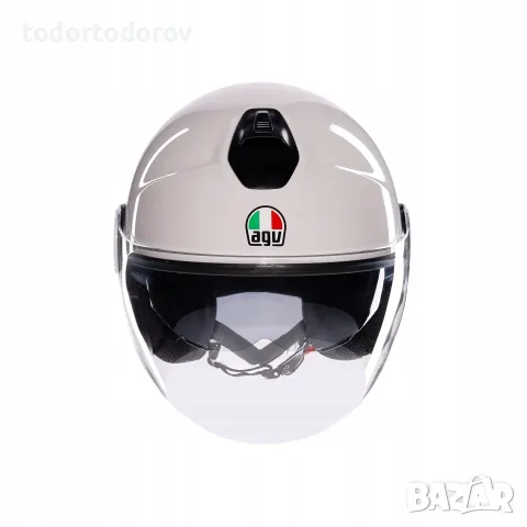 Скутер Мото каска AGV ETERES Pearl White ,размер XS 53-54см. очила, NEW 149.90 €, снимка 3 - Аксесоари и консумативи - 56075513