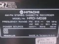 Hitachi HRD-MD28 & Htachi HS-E38 AM-FM Stereo Cassette Recorder & 2Way Bassreflex, снимка 3