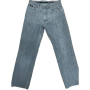 Мъжки дънки HUGO BOSS размер 32 M панталон коприна памук сив