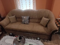 Диван с два фотьойла да две табуретки,неразличим от нов.Доставка.за русенски регион., снимка 6