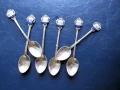 Комплект турски сребърни лъжички, снимка 8