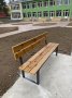 Паркова пейка с облегалка OF22 , снимка 1 - Градински мебели, декорация  - 39729877