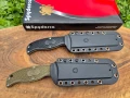 Тактически нож Spyderco Enuff FB31,фиксирана фултанг острие,два цвята, снимка 2