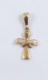 златна висулка кръст С 48229-1