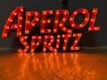 Светеща стенна табела с LED осветление Aperol Spritz, снимка 3