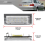 LED Плафони за осветяване на номера за BMW 5 Series E39 КОМБИ бмв е39, снимка 1 - Части - 44673174