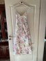 Нова ефирна дълга елегантна рокля флорален принт нежни цветя , снимка 2