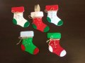 Коледни чорапчета за прибори / Коледна украса за маса , снимка 5