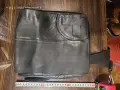 мъжка чанта за през рамо -борсета естествена кожа в черен цвят. , снимка 1